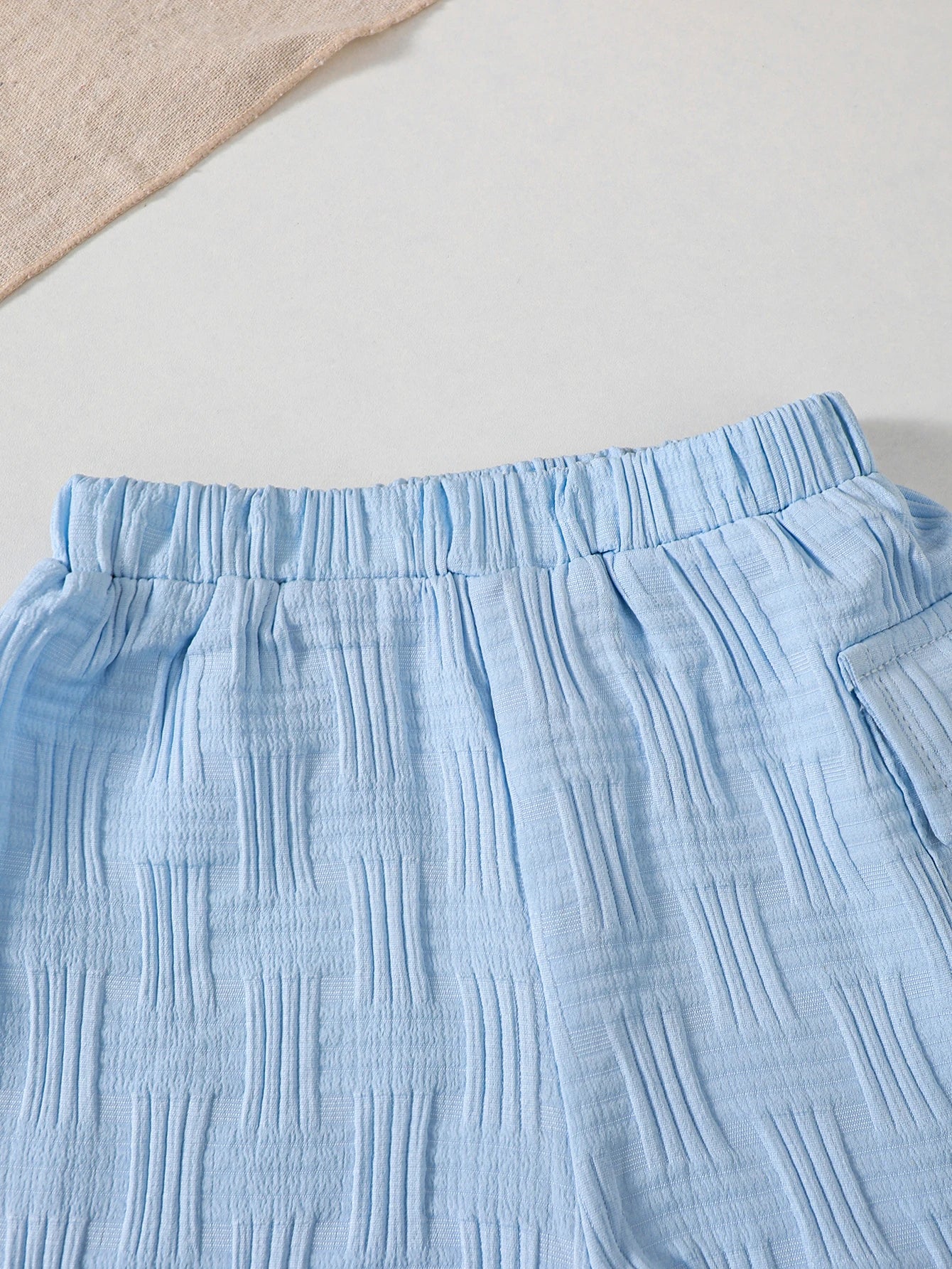 Summer Baby boy Set lapel Blue Striped Top and Shorts 2-piece Set for  Handsome 0-3 Year old Baby boy Casual Set Baby Clothing