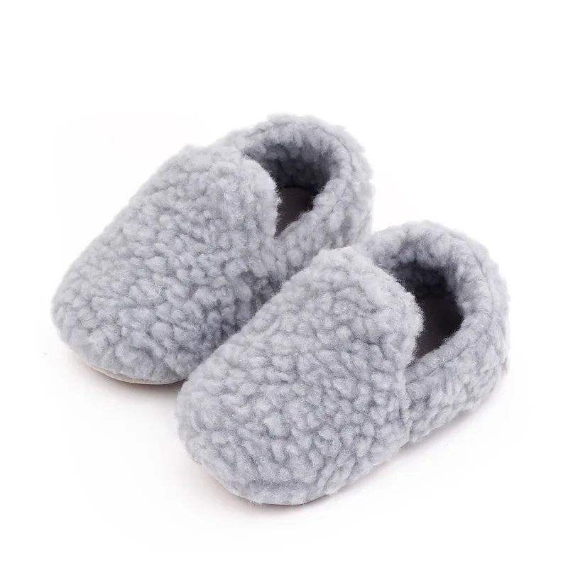 Baby Winter and Autumn Style Multiple Choices High Quality Soft Cotton Warm and Plush Toddler Shoes Anti-slip Sole Prewalking