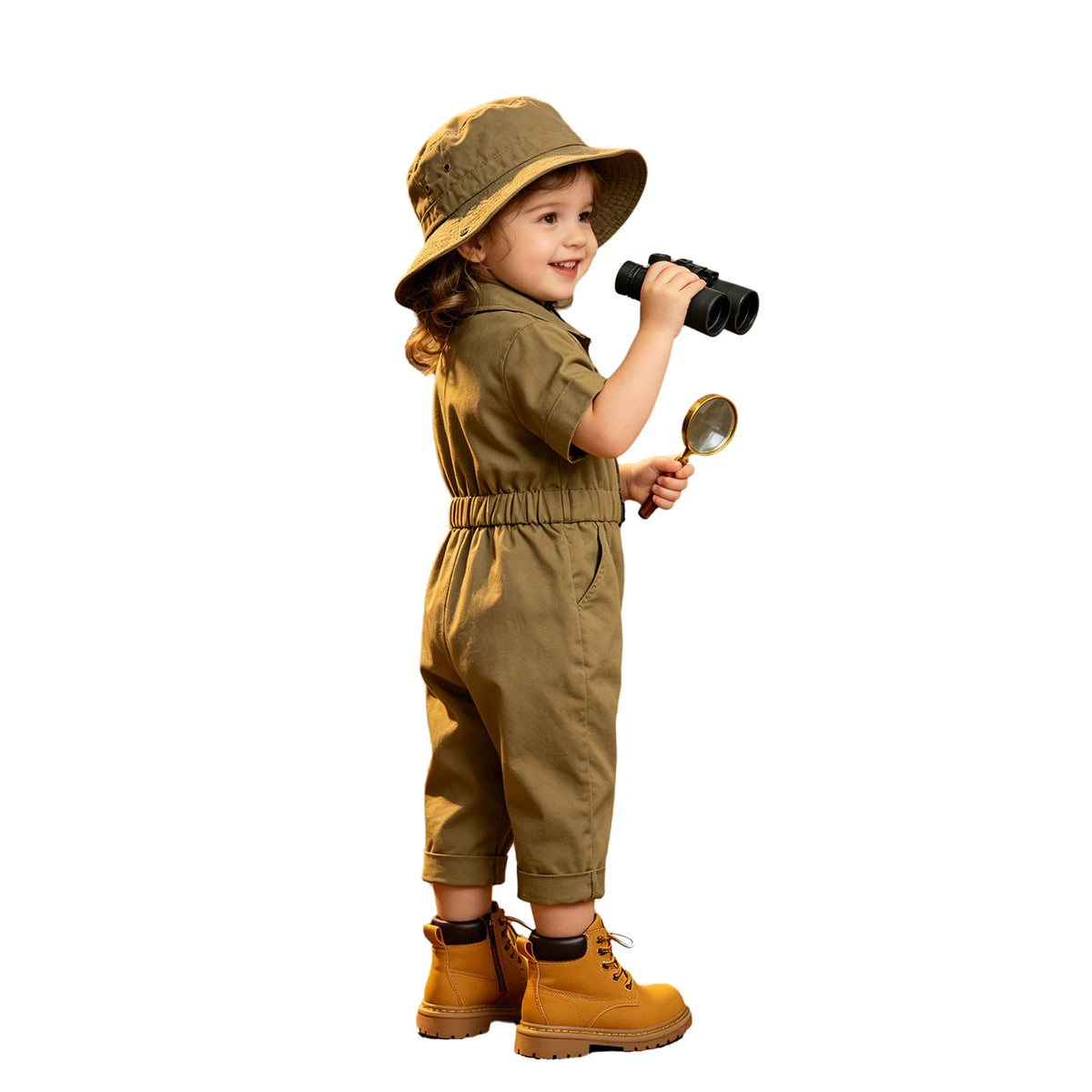 Toddler Baby Girls Zookeeper Suit Sleeveless Cute Animal Embroidery Tulle Dress Birthday Party Cake Smash Zoo Keeper Outfits