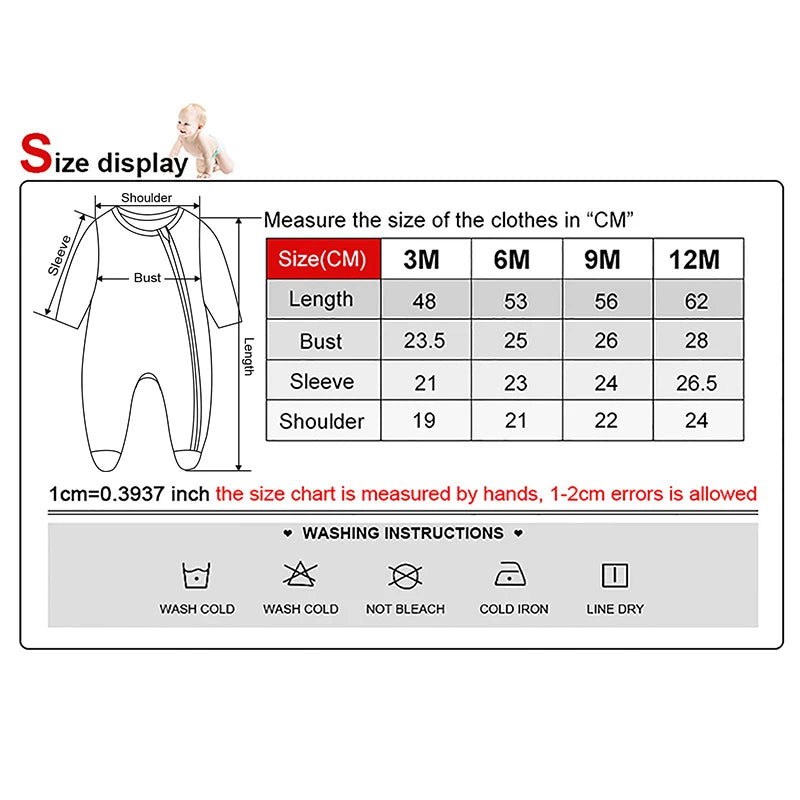 1-Piece Four Seasons Unisex Baby Footed Jumpsuit Solid Color Newborn Boy Girl Zipper Romper Soft Infant Clothes