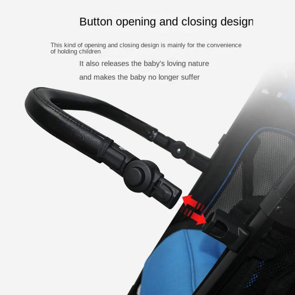 Multipurpose Reusable Universal U-shaped Handrail Bumper Bar Baby Stroller Accessory Handlebar Pram Armrest