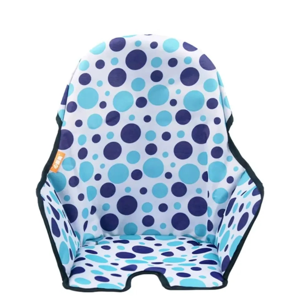 Soft Baby Dining Chair Seat Cover Comfortable Polka Dots Breathable Pad Liner Breathable Yellow High Chair Accessories Summer