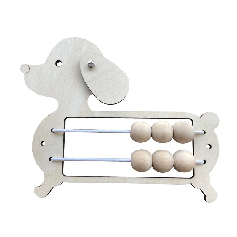 Diy Wooden Busy Board For Baby Educational Toy With Locks Gears Zipper And Buttons