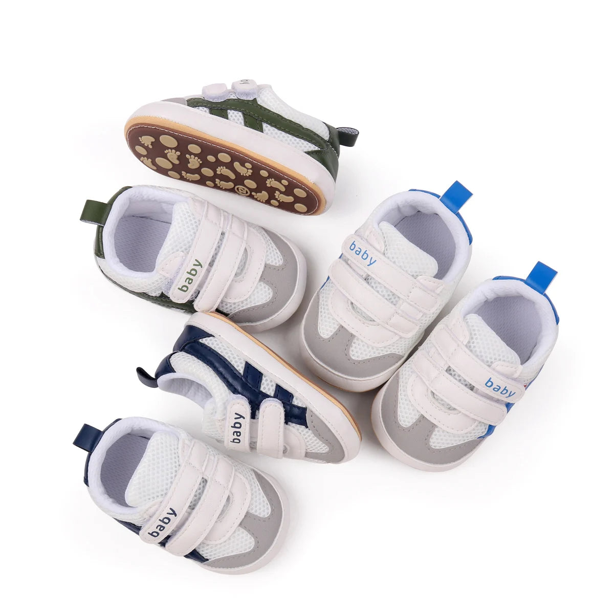 New Fashionable Design Spring And Autumn Baby Unisex Pre-walking Indoor Outdoor Toddler Shoes With Comfortable And Soft Sole