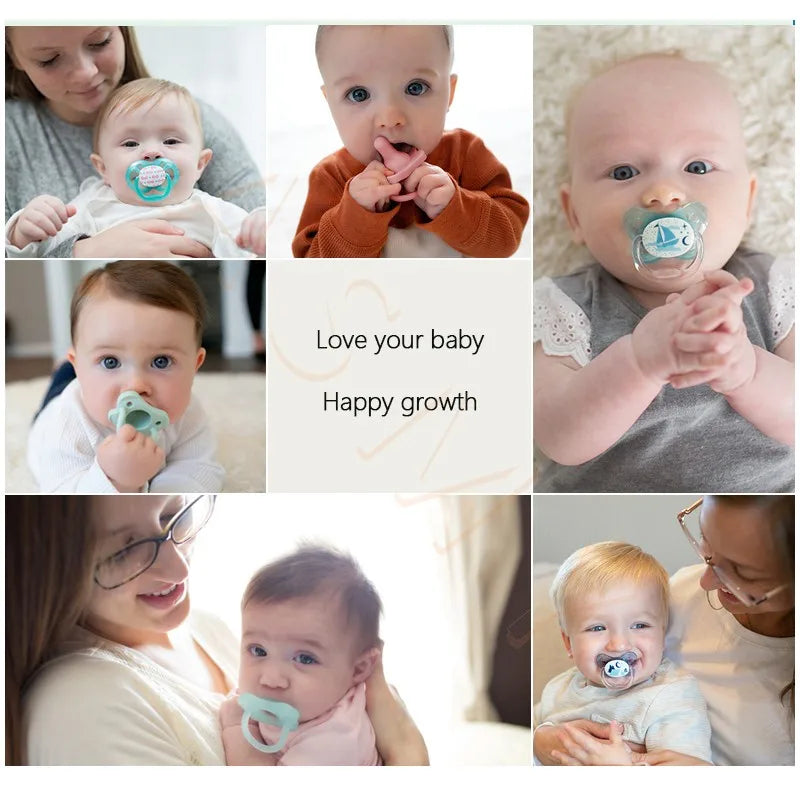 Dr. Brown's pacifier / silicone material / soft newborn baby to 0-6-12-18 months baby use