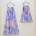 Fashion New Family Matching Outfits Dresses Mother Daughter Clothes Staining Suspender Dress Mom Kids Parent-child Dress Outfits