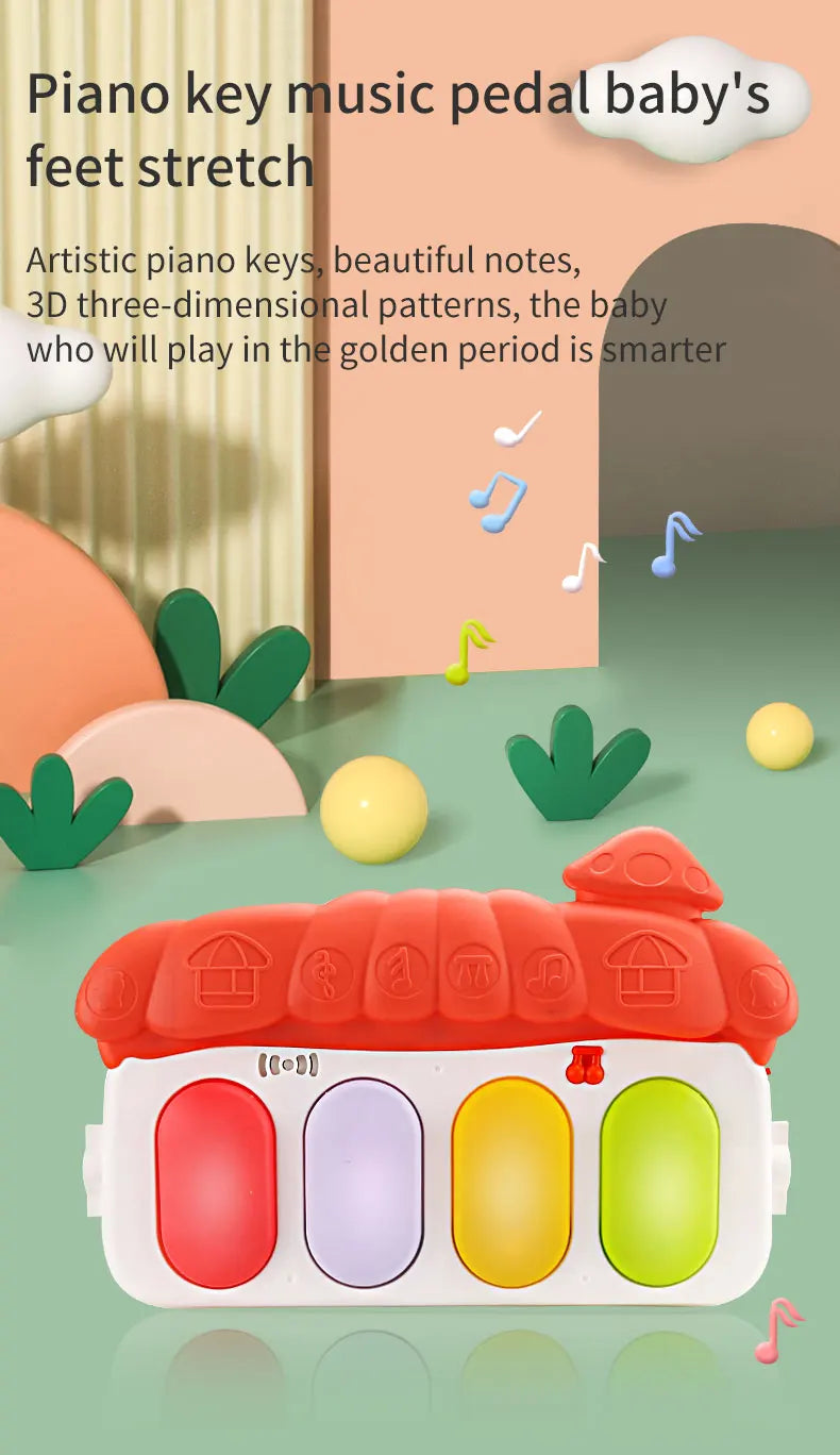 Multifunctional Baby Activity Gym Play Mat Musical Rack Kid Infant Fitness Frame Educational Crawling Carpet Toy Children Gift