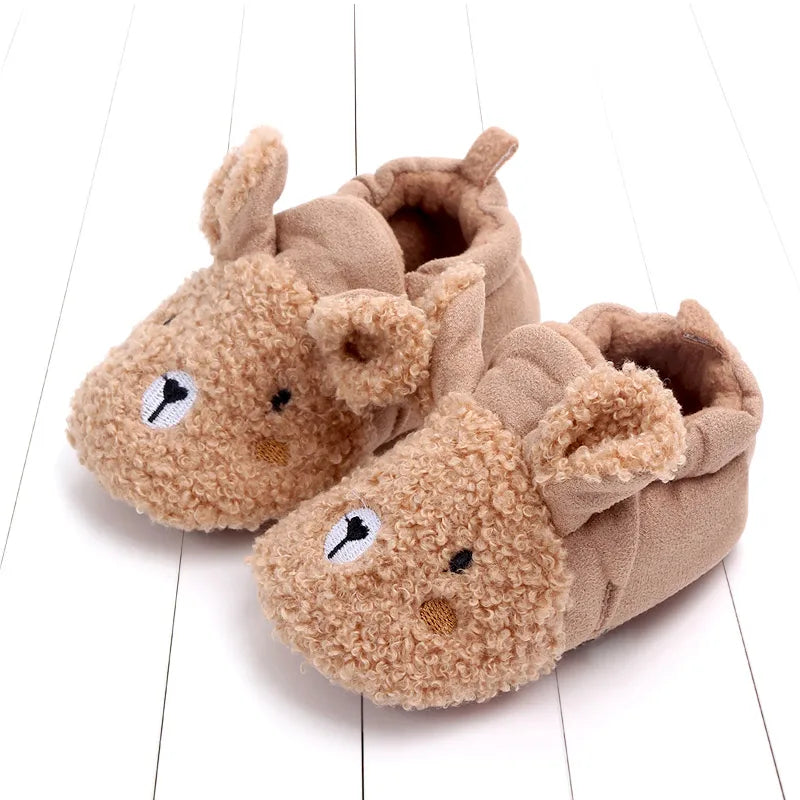 Baby Winter Shoes Cute Animal Ear Soft Cotton Warm and Comfortable for 0-18 Months Boys and Girls 2024 New Fashion  D2028 D2097