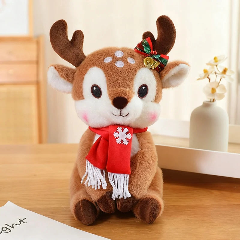 Deer Doll Pillow Stuffed Plush Toy For Kids Kawaii Cartoon Anime Plush Soft Cozy