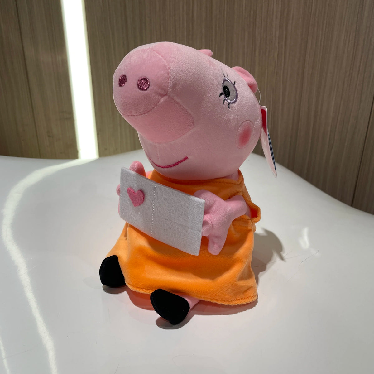 4pcs/set Genuine Peppa Pig 19cm Peppa George 30cm 12'' Mummy Daddy family set Plush Toy Birthday Christmas gift Children Toy