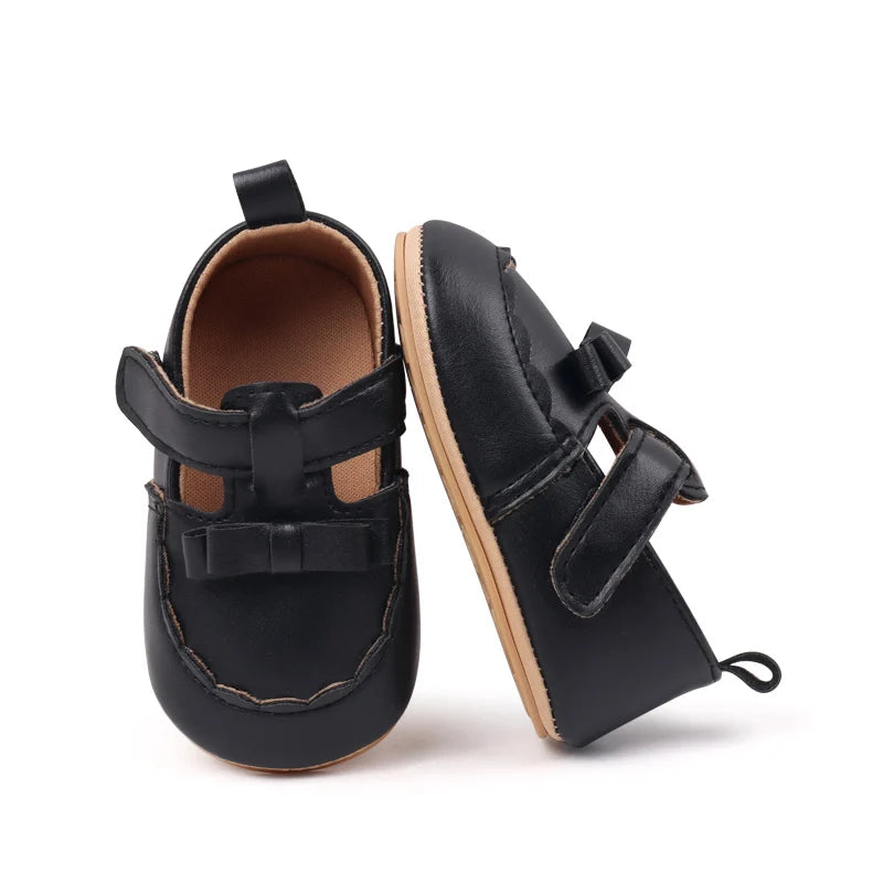 Hot Sale Spring and Autumn Baby Girl Princess Fashion Design Anti Slip Shoes Hign Quality Breathable Toddler Shoes First Walkers