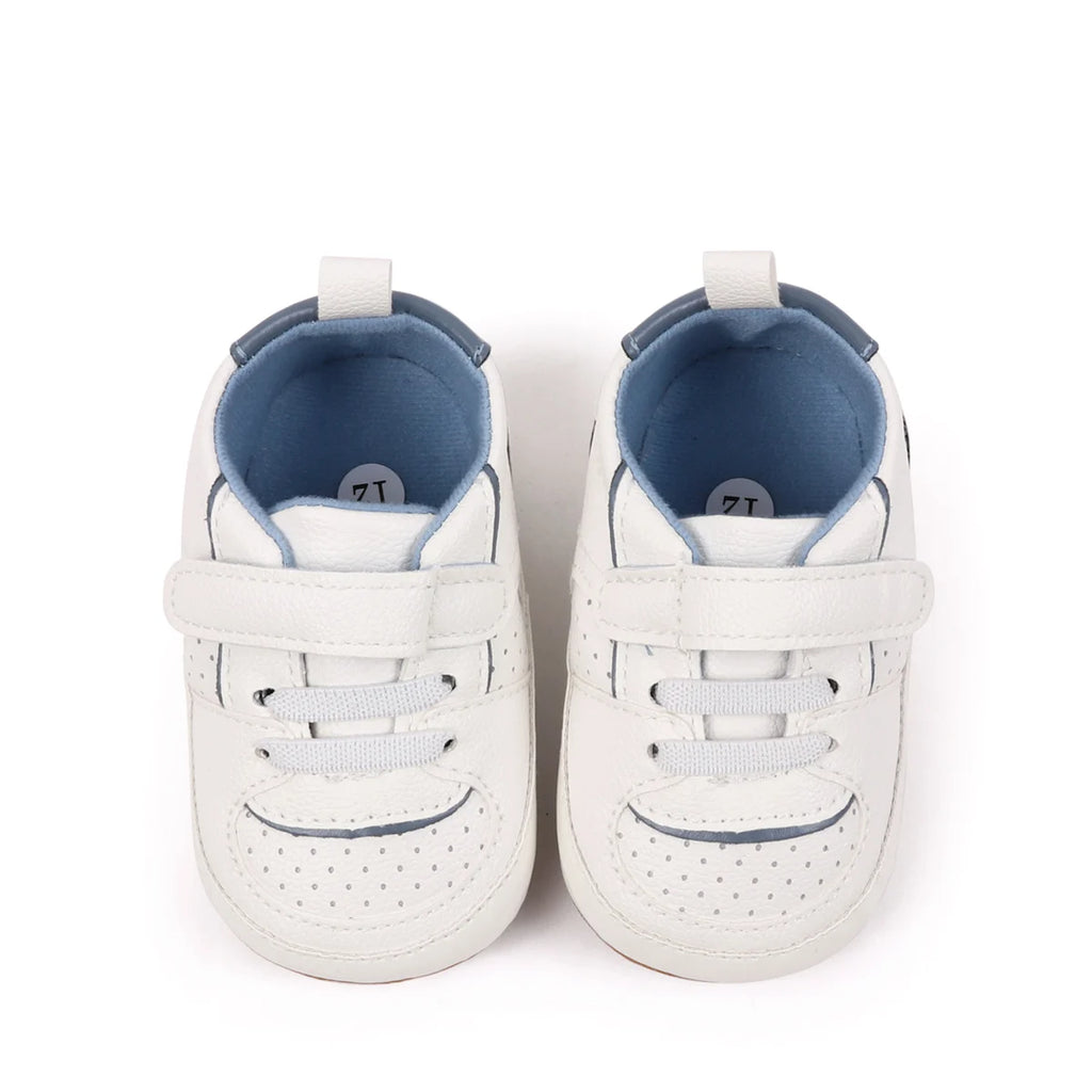 2025 New Style Baby Unisex First Walking Indoor Outdoor Toddler Shoes For 0-18Months With High Quality PU Leather And TPR Sole
