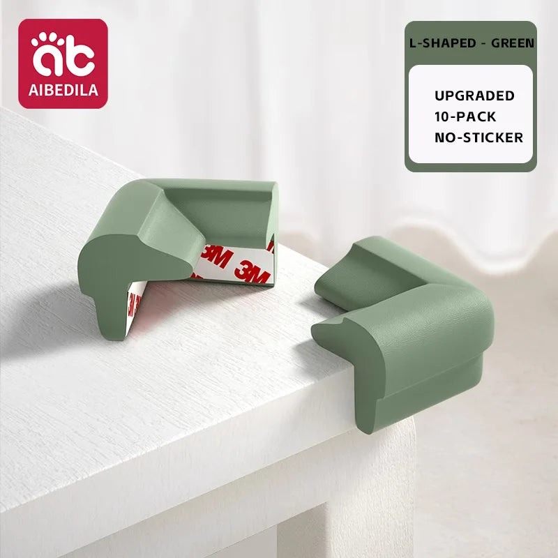 AIBEDILA Baby Safety Corner Guards Pre-Taped Soft Anti-Collision Furniture Edge Bumpers 5/10 Pack
