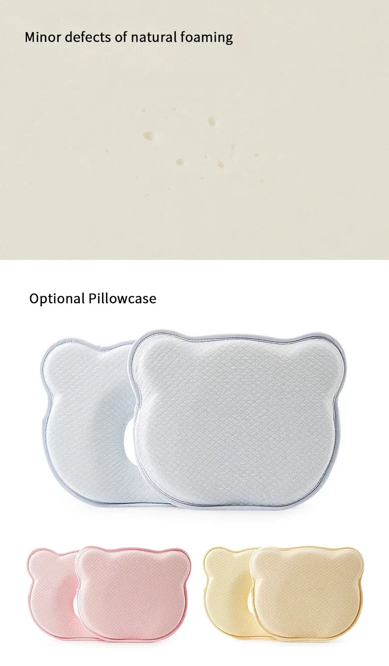 Newborn Baby Memory Pillow Four Seasons General Memory Foam Baby Pillow Pure Cotton Anti-Migraine Newborn Shaping Pillow