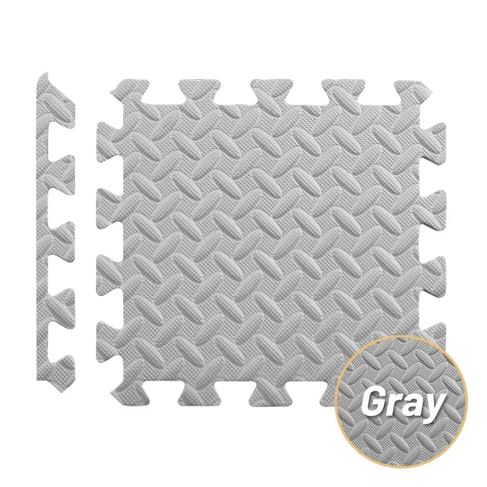 Soft Foam Interlocking Carpet Tiles Non Slip Puzzle Floor Mats 1 To 20 Pcs For Home Gym And Baby Playroom
