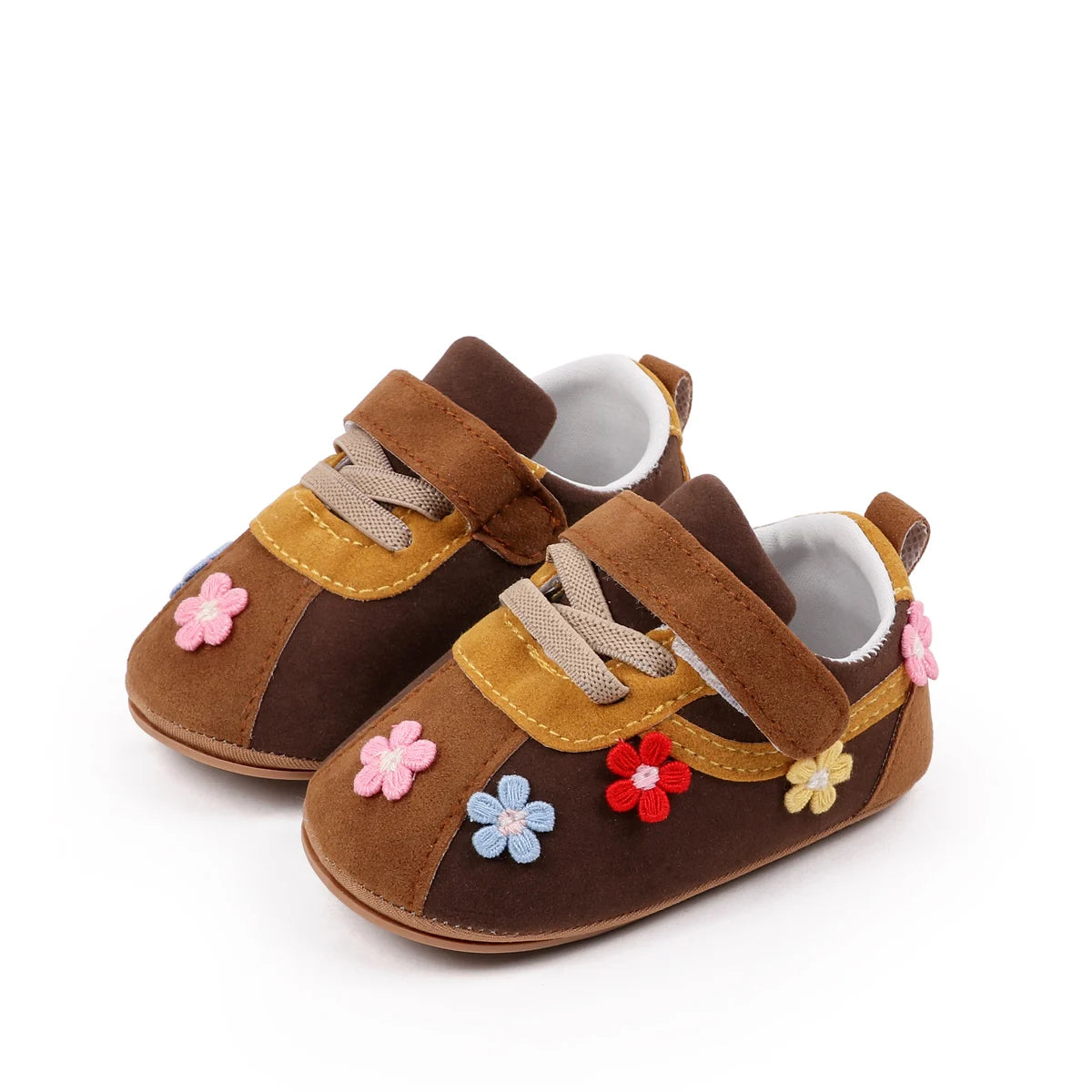 Spring And Autumn Baby Boys And Girls First Walking Toddler Shoes 0-1 Years Old High Quality Sneaker PU Leather TPR Sole