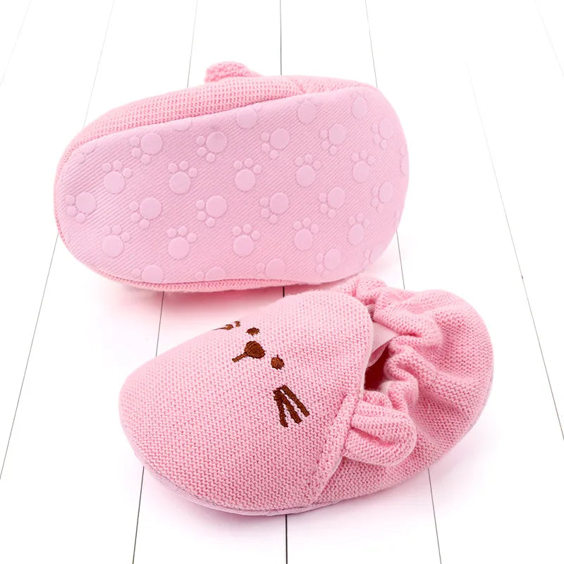 2025 Hot Selling Baby Boys And Girls First Walking Indoor Outdoor Toddler Shoes With Cute Design And High Quality Cotton Sole