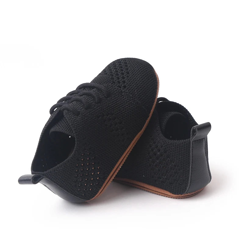 Spring Autumn Children's Mesh Sports Shoes Breathable Mesh Footwear Baby Shoes Casual Shoes 0-1 Years Old Soft Topped Baby Shoes