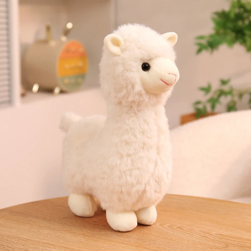 Hot Sale 30cm New Alpaca Plush Toy 3 Colors Cute Animal Doll Soft Cotton Stuffed Doll Home Office Decor Kids Girl Birthday Gift