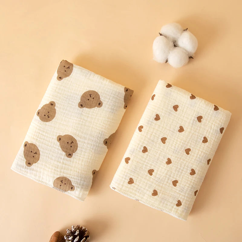 Simple Style Gauze Baby Blanket Swaddle Gz-01 For Newborns Lightweight Infant Bedding And Care