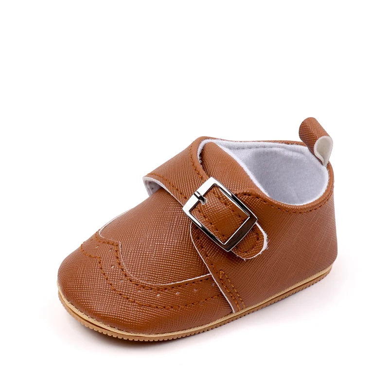 BrandName Baby First Walking Shoes Unisex Non Slip Polyurethane Upper Toddler Shoes Model 001