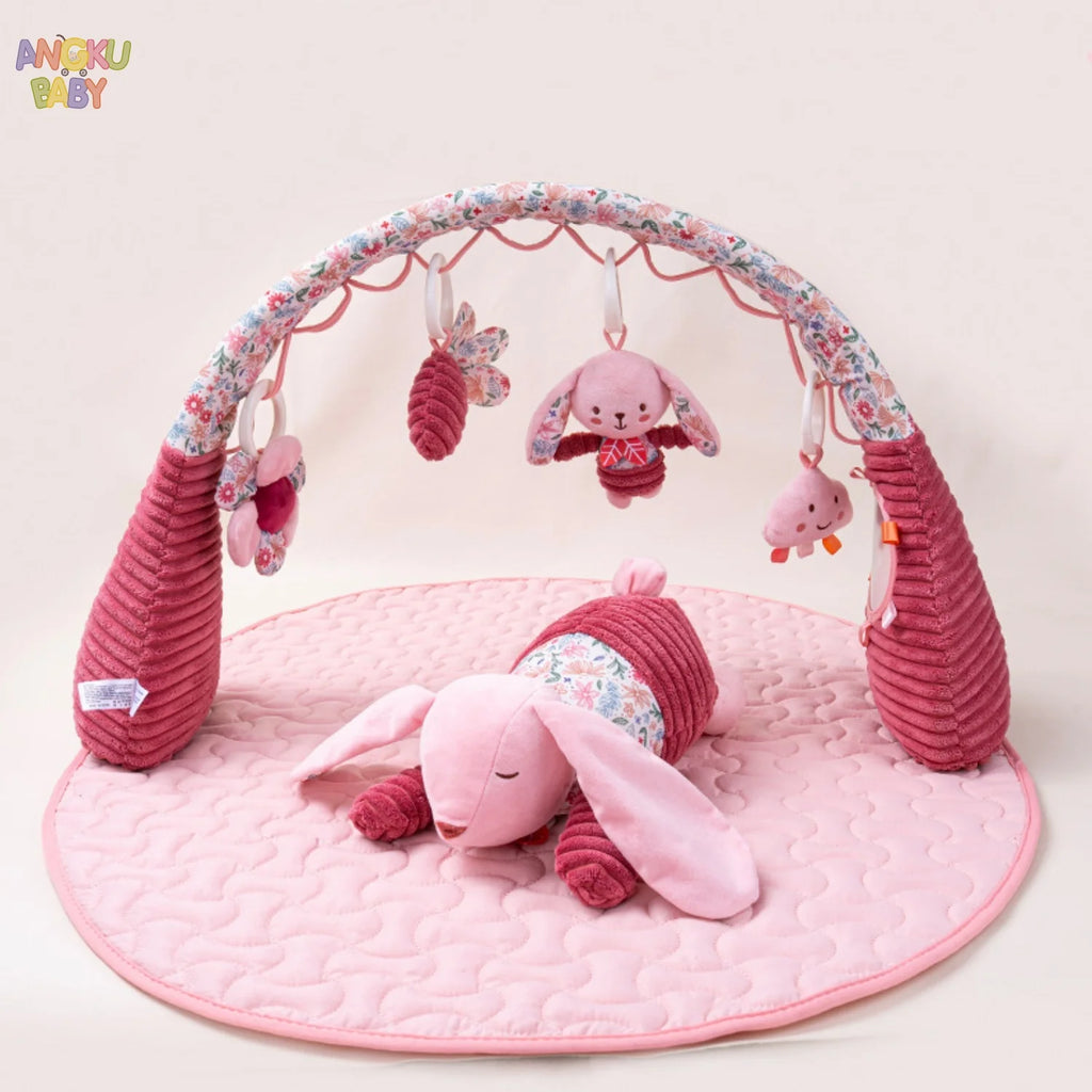 3 in 1 Baby Activity Gym Thickened Educational Fitness Frame for Children Foldable Infant Tummy Time Play Mat Stable Baby Toys