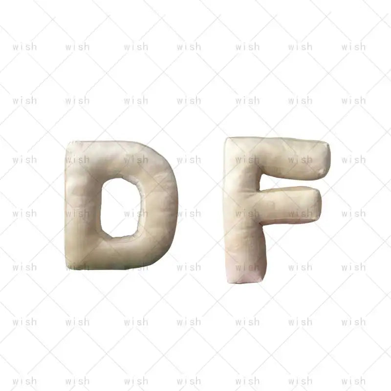 26 Letters Throw Pillow Hand Crafted for Children Decor and Photography Backdrop Prop