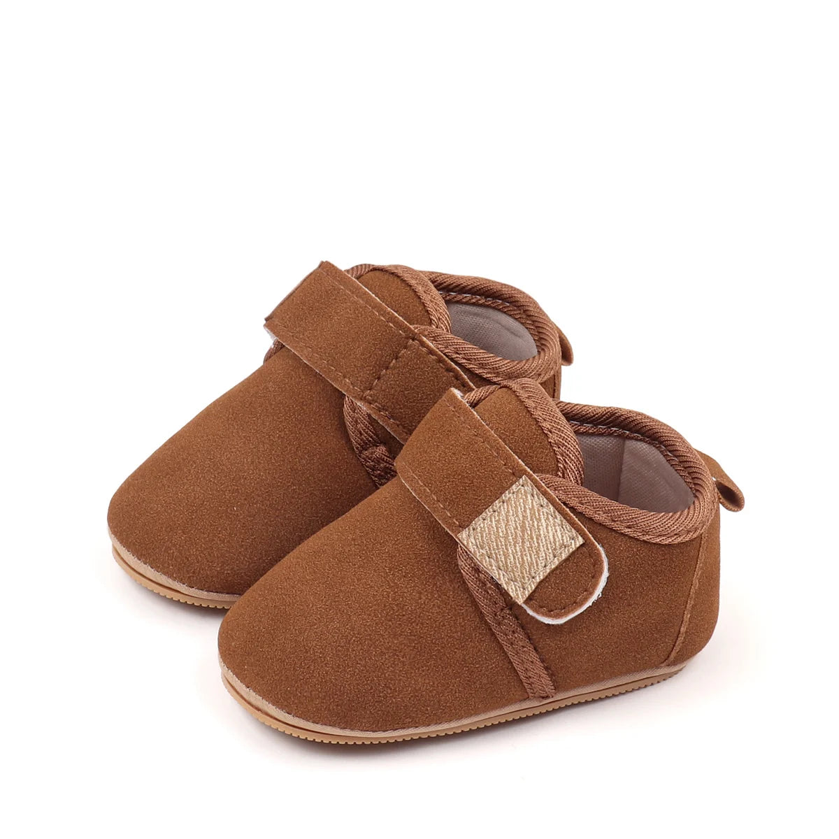 Autumn Solid Color Baby Shoes With Soft Rubber Sole Suitable For Both Boys And Girls Baby-Sized Toddler Walking Shoes