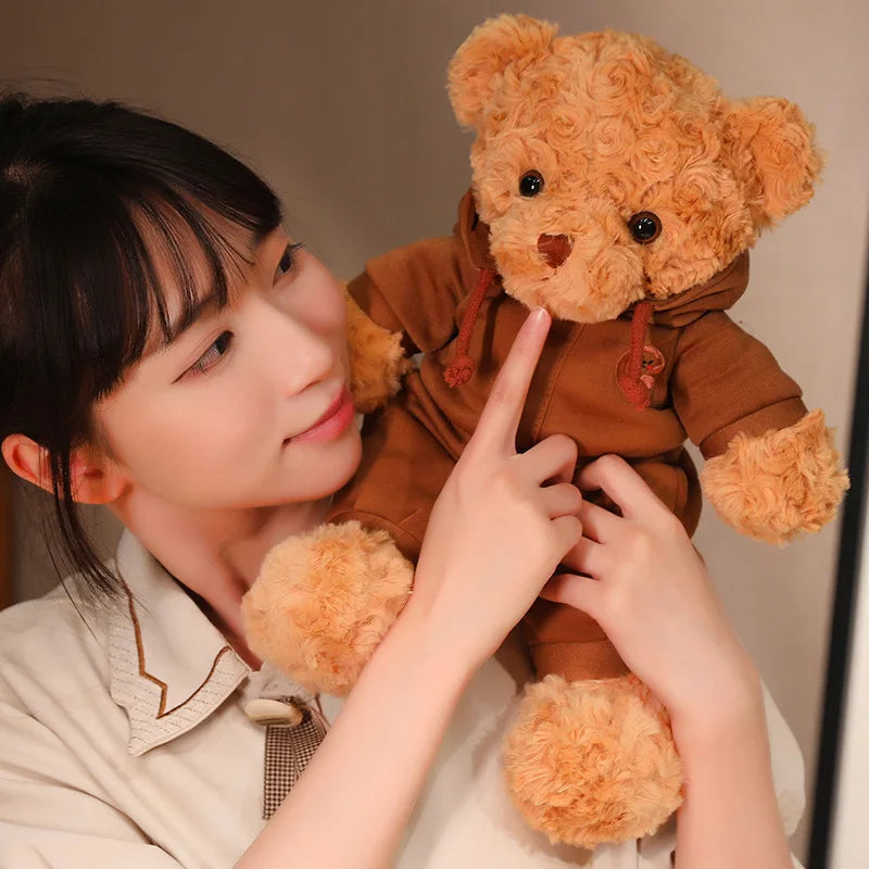Cute Cartoon Motion Bear Plush Toy 38/50cm Stuffed Animal Doll High Quality Birthday Gift Party Favor for Kids