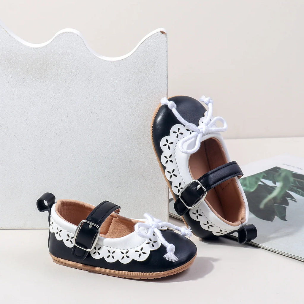 Hot Selling Spring And Autumn Baby Girls First Walking Toddler Shoes Cute Design For 0-18M Baby Girl Princess Shoes BBW7173