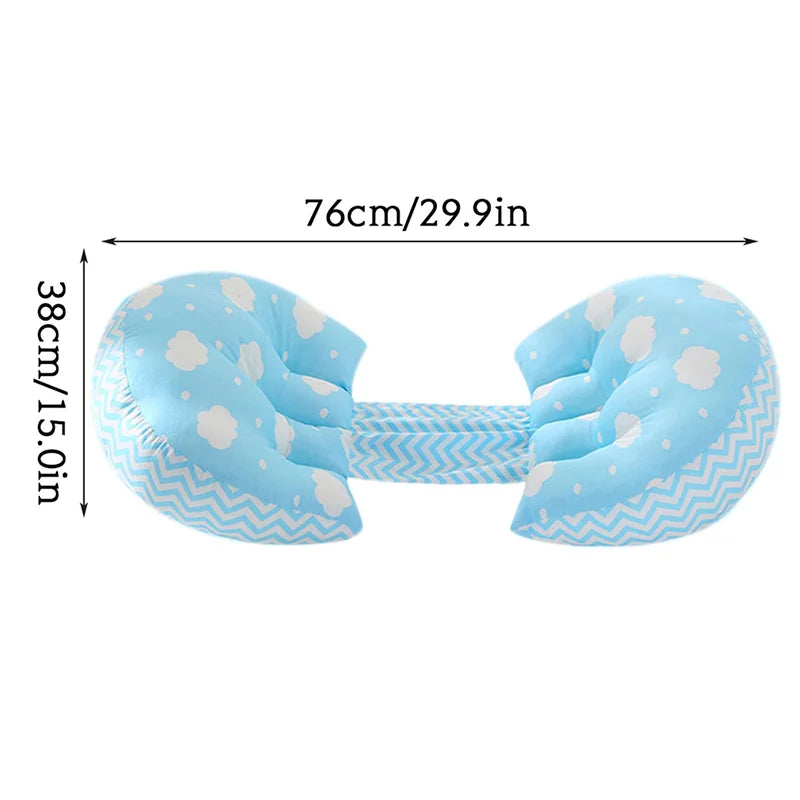 PANGDUBE Pregnancy Pillow Lumbar Support Back Waist Cushion for Sleeping Nursing Maternity Belly Wedge for Pregnant Women