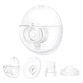One Full Set Collector Cup Only Compatible with Momcozy M5 Breast Breast Pump Replacement Accessories, Full Breastpump Parts
