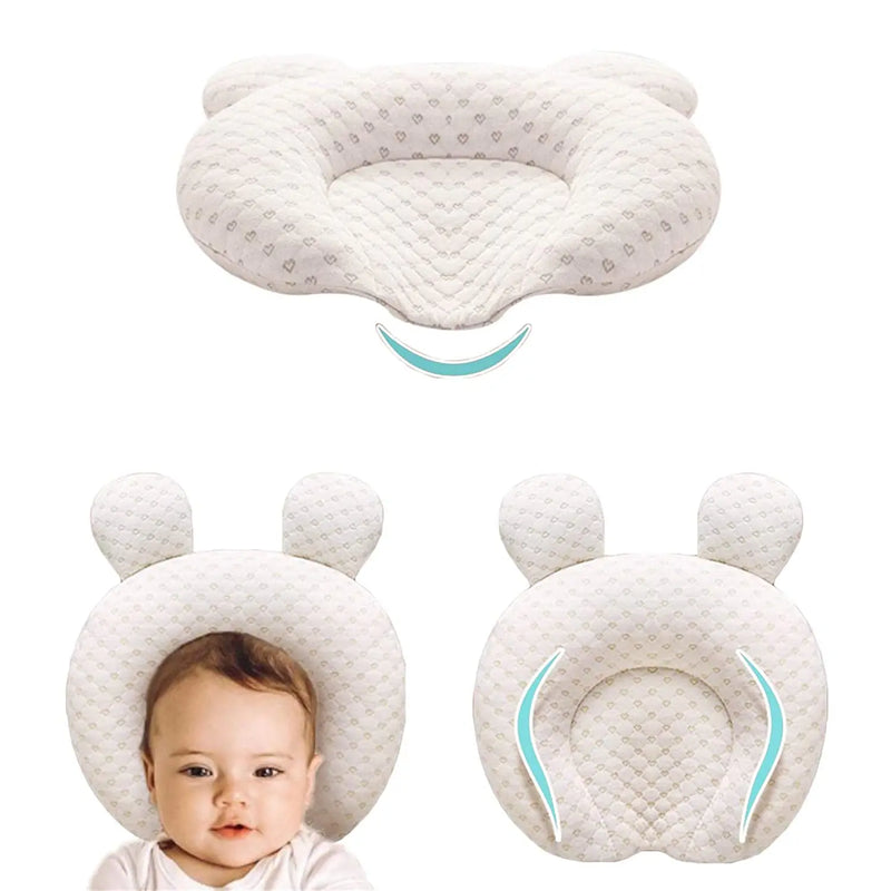 Baby Newborn Pillow Head Protector Sleeping Protection Cotton Pillows Infant Travel Cushion Baby Bedding For 0-12 Month