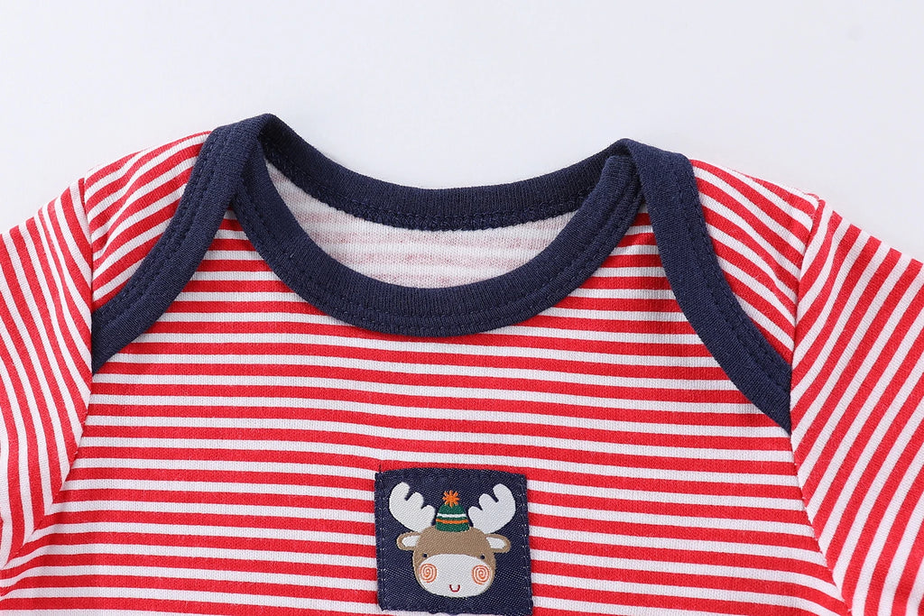 8-Piece Cartoon Cute Baby Boy Girl Bodysuits+Pants Cotton Newborn Unisex Short Sleeve Onesies Trousers 0-12 Months Infant Clothe