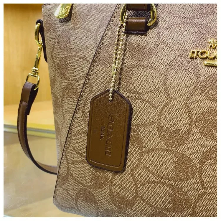 Vintage Original Textured Diaper Bag Square Satchel Women Luxury Purse Handbag Messenger Elegant Classic