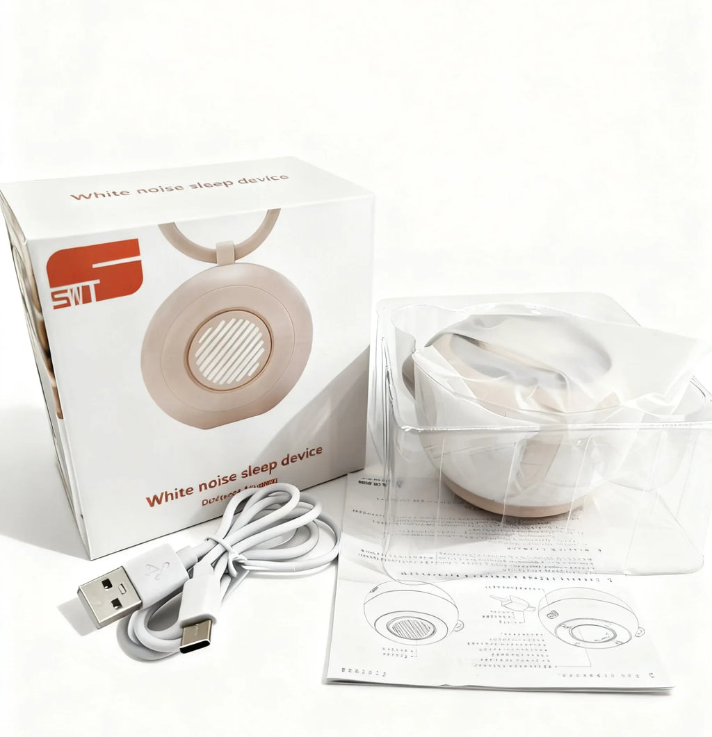 Baby White Noise Machine with light, fast sleep 15 Soothing Sounds, Portable USB Mini Sleep Device for Newborn, Travel & Crib