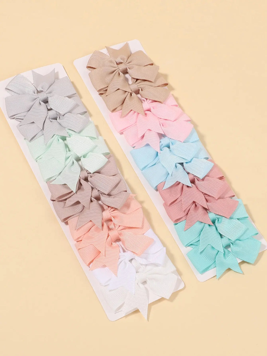 20Pcs Sunflower Ribbon Hair Clips 2.36 Inch Bangs Hair Clip Cheer up Bowknot Kids Girls Headdress Vibrant Color Mixed Bulk