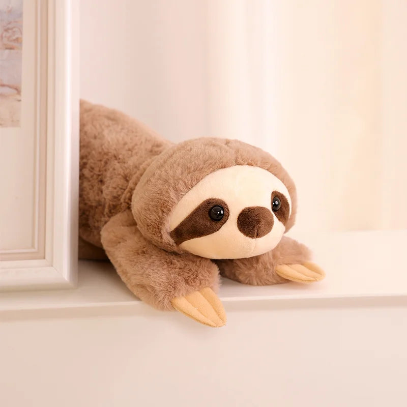 Nice Cute High Quality Forest Animal Plush Doll Pillow Soft Long-arm Raccoon Crocodile Sloth Fox Toy Home Decor Accompany Gift