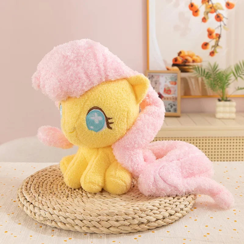 My Little Pony Plush Toy 28cm Cute Pony Stuffed Doll Soft Huggable Rainbow Pinkie Pie Birthday Gift Collection