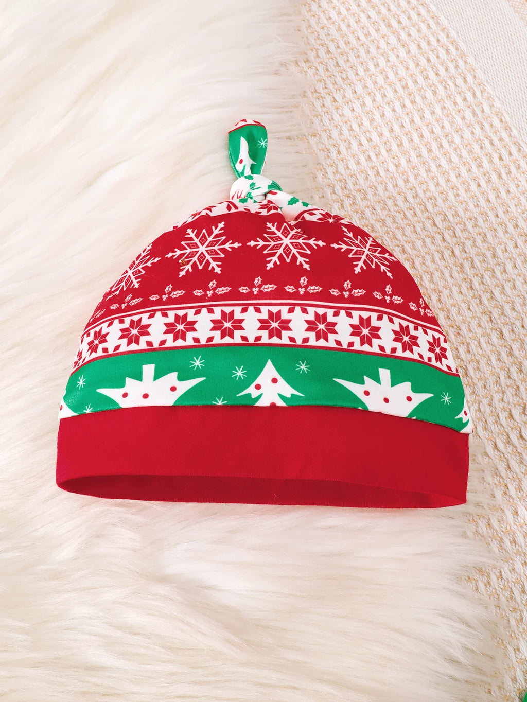 3Pcs Baby Boy Christmas Set Christmas Tree Printed Long Sleeve Bodysuit+Long Sleeve+Hat Set 0-18 Months Baby Boy Festival Set
