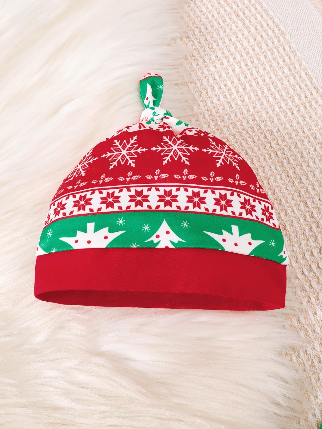 3Pcs Baby Boy Christmas Set Christmas Tree Printed Long Sleeve Bodysuit+Long Sleeve+Hat Set 0-18 Months Baby Boy Festival Set