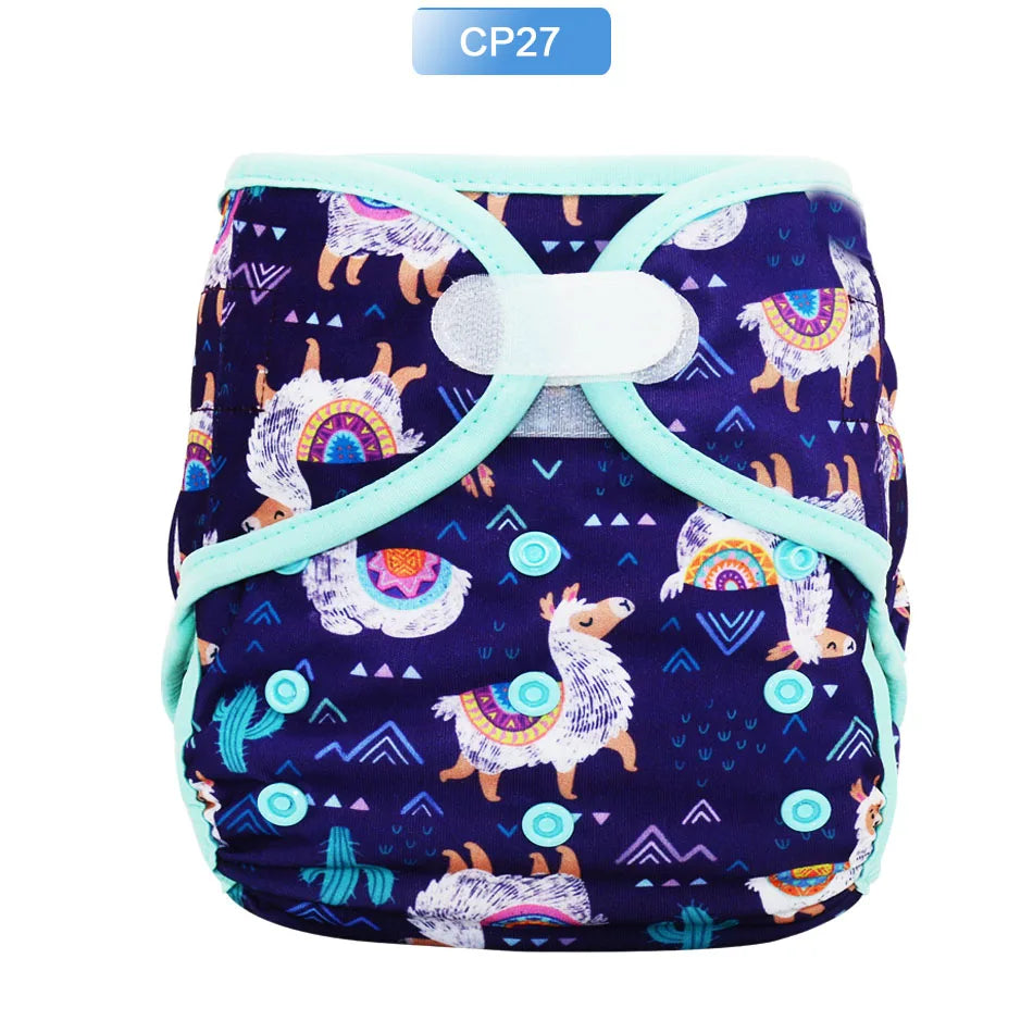 EezKoala Eco-friendly Cloth Diaper Cover Baby Washable Diaper Waterproof Baby Nappy Reusable Adjustable Pocket Diaper Hook&Loop