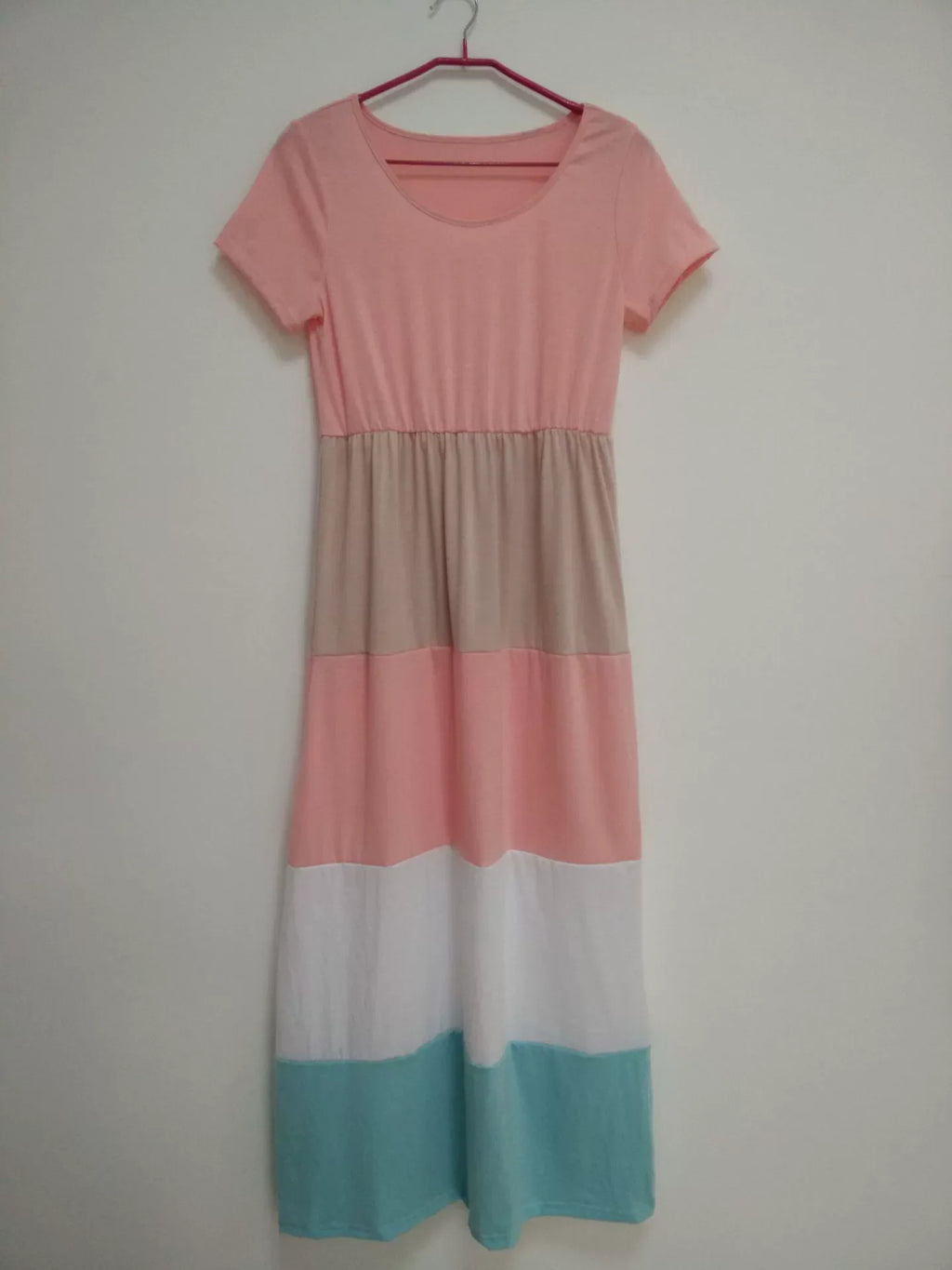 Beach Mother Daughter Dress Children's Clothing Vestidos Boho Long Dress Women Family Matching Outfits Girls Dresses Kids Summer