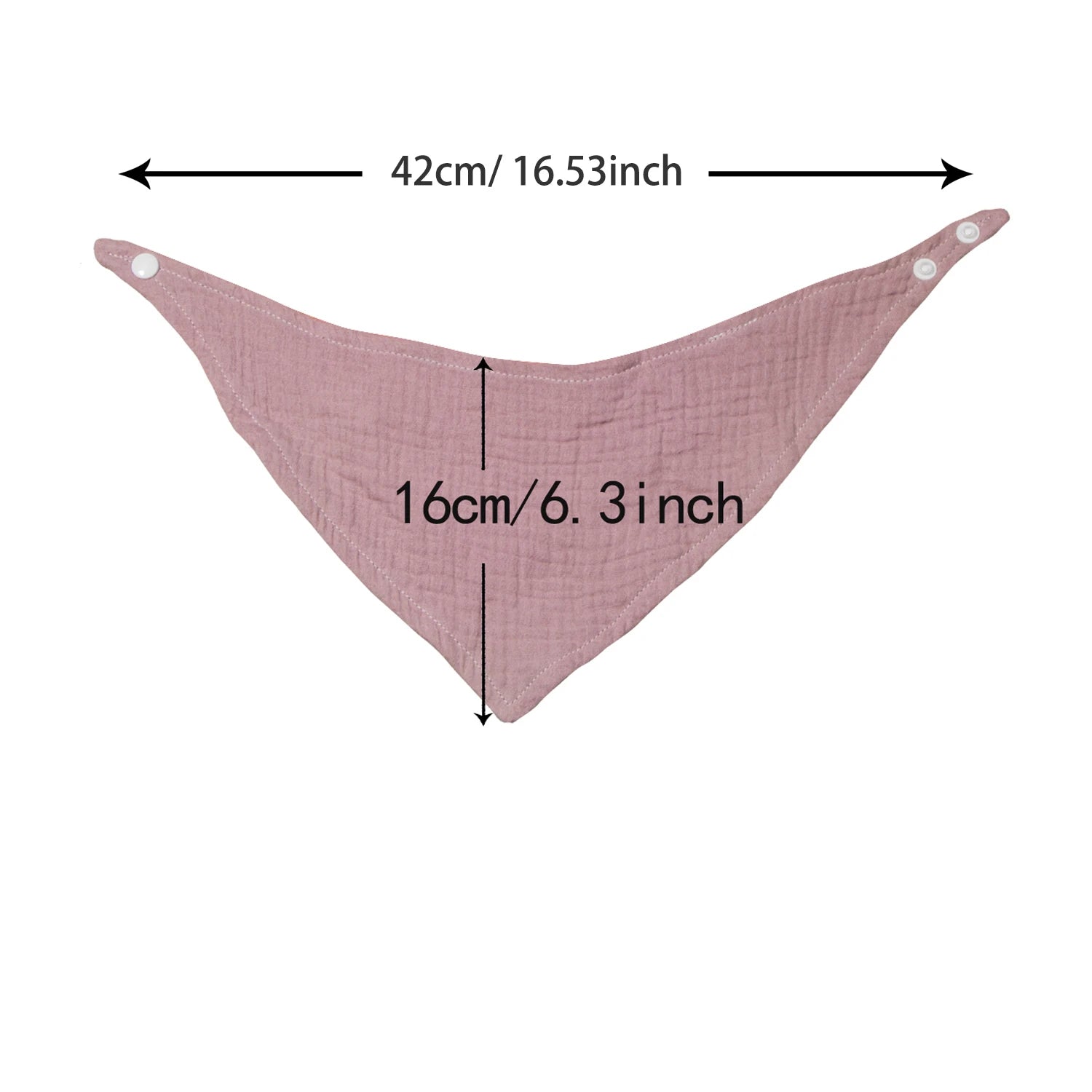 4-piece set of pure cotton baby triangle bibs, suitable for feeding during meals, with bright solid colors and stylish design,