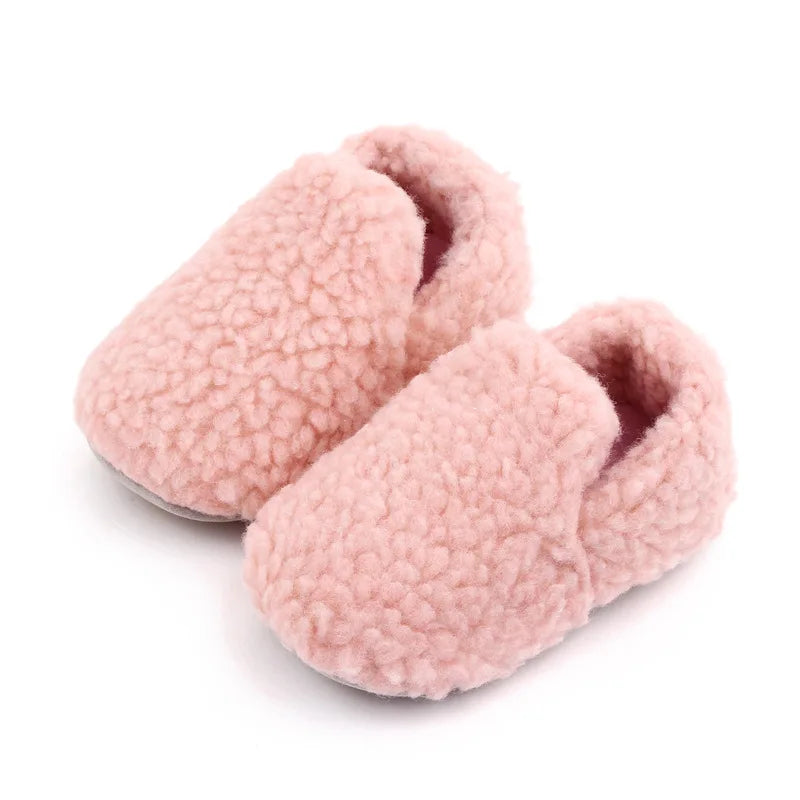 Baby Winter and Autumn Style Multiple Choices High Quality Soft Cotton Warm and Plush Toddler Shoes Anti-slip Sole Prewalking