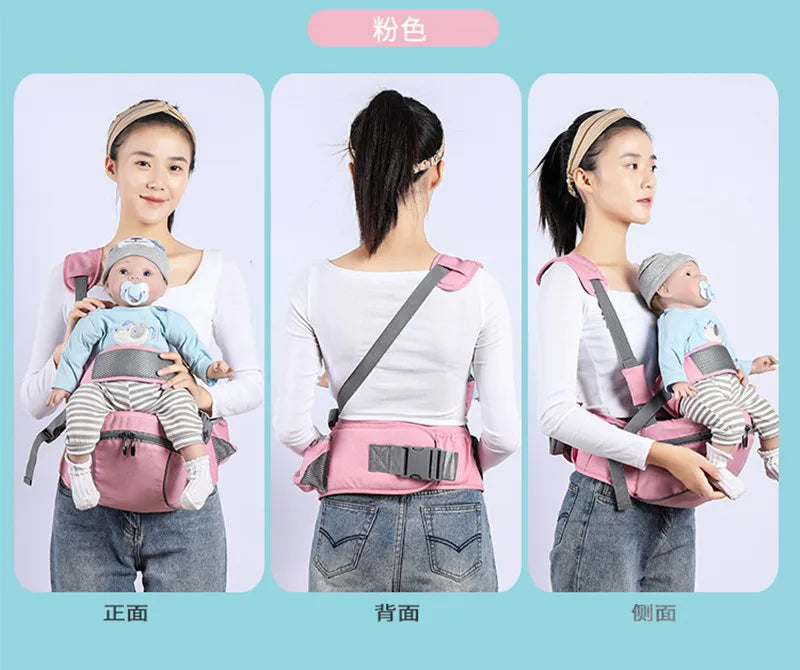Baby Carrier Hipseat 2-24 Months Baby Sling Breathable Waist Stool Walkers Hold Waist Belt Kangaroo Belt Kids Infant Hip Seat