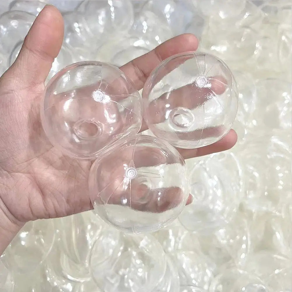 DIY Empty Ball Shell for Handmade Squishy Toy Clear Soft Rubber Skin for Maltose Squeeze Ball Creative Stress Relief Toy