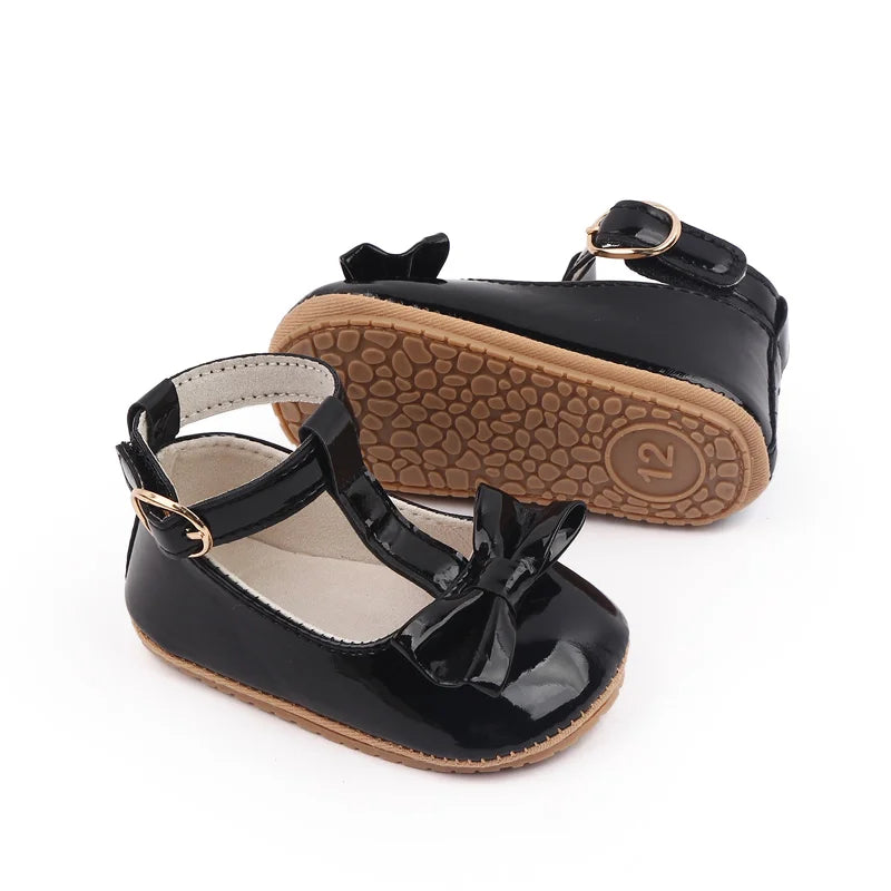 Summer Baby Girl Pre-walking Toddler Shoes With High Quality PU Leather And TPR Sole For 0-18M Baby Girls Princess Shoes