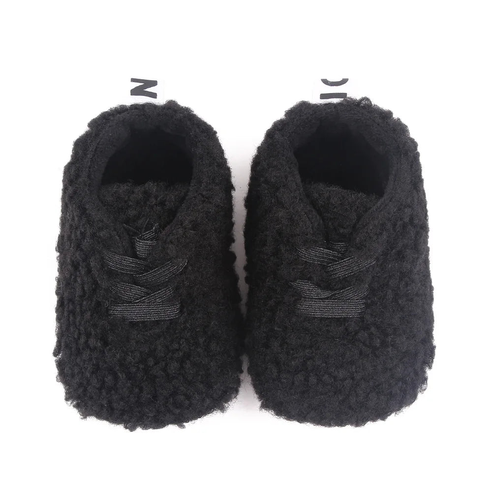 Baby Winter and Autumn Style Multiple Choices High Quality Soft Cotton Warm and Plush Toddler Shoes Anti-slip Sole Prewalking