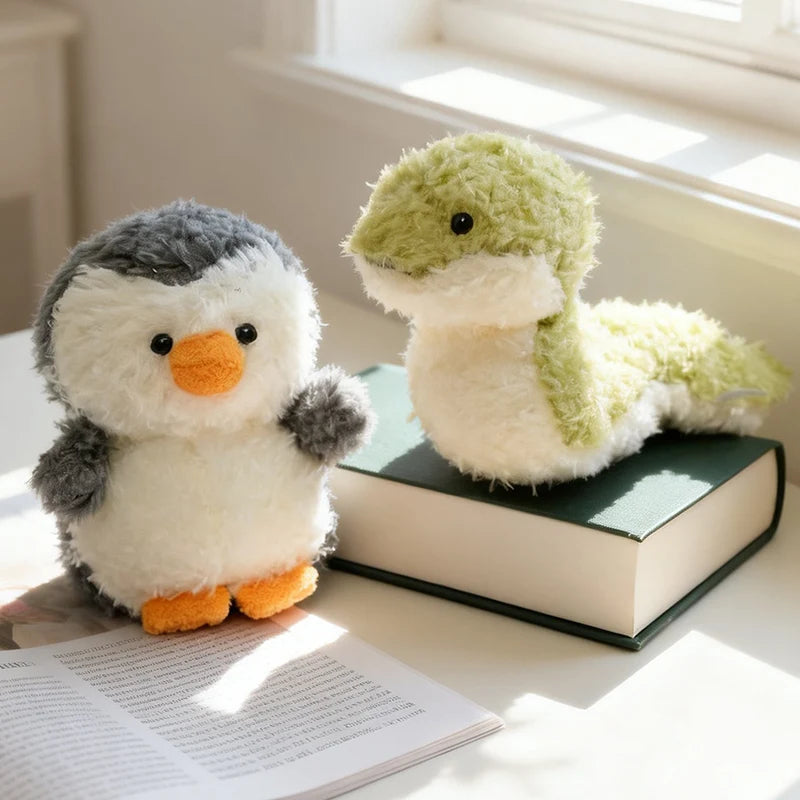 20cm Soft Furry Plush Toys Kawaii Cute Fox Owl Pig Lamb Chick Duck Stuffed Animals Toys Pp Cotton Plushies Dolls Gifts Children